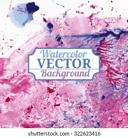 Vector watercolor background marble imitation