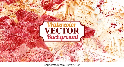 Vector watercolor background marble imitation