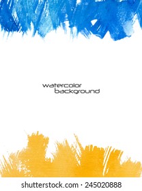 Vector watercolor background multi purpose design.
