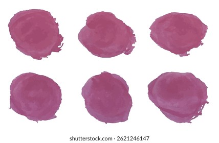 Vector watercolor background pink color. Real watercolor texture. Watercolor splashes and dots texture. Artistic hand drawn background.