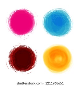 Vector watercolor background. Real watercolor texture. Watercolor splashes and dots texture. Artistic hand drawn background.