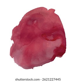 Vector watercolor background red color. Real watercolor texture. Watercolor splashes and dots texture. Artistic hand drawn background.