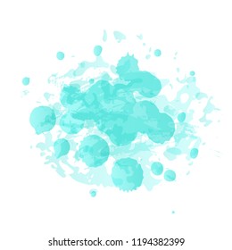 Vector watercolor background for text, banner, flyer, postcard, invitation, logotype, congratulations, typogpaphy poster, signature or greeting card.