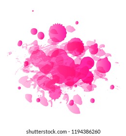 Vector watercolor background for text, banner, flyer, postcard, invitation, logotype, congratulations, typogpaphy poster, signature or greeting card.
