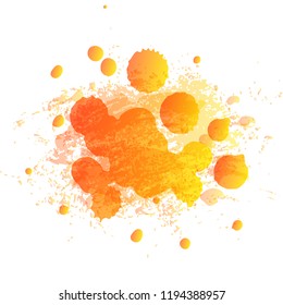 Vector watercolor background for text, banner, flyer, postcard, invitation, logotype, congratulations, typogpaphy poster, signature or greeting card.