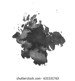 Vector watercolor background, texture. Grunge background. Retro background.