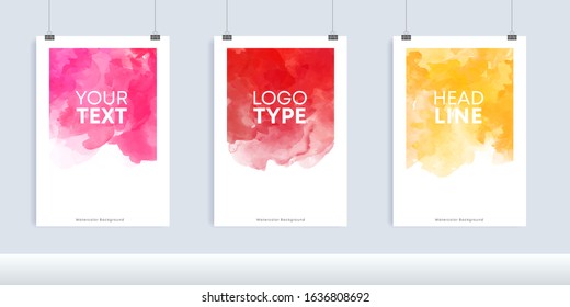 vector watercolor background useful for any project where a platter of color makes the difference poster mockup template set white nails hand colourful abstract up wall background scene edge trinity c