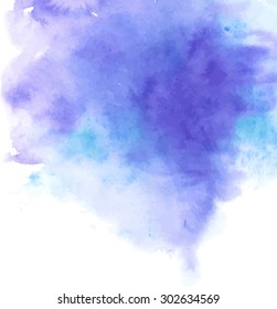 Vector watercolor background for your design.painting on paper from my originals