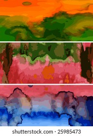 Vector Watercolor Backgrounds