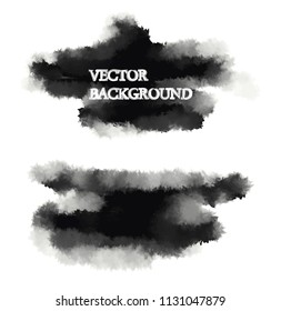 Vector Watercolor Banners.Grunge Design Elements.