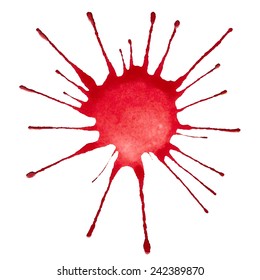 vector watercolor blotch