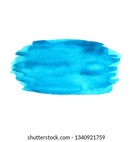 Vector watercolor blue background 
