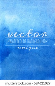 Vector Watercolor Blue Purple Pink Marble Background