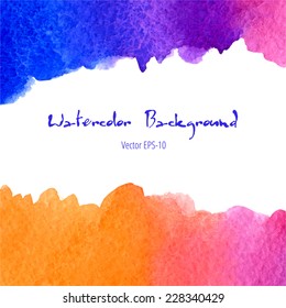 fondo de degradado azul, violeta, rosa y naranja vectorial con espacio de copia horizontal