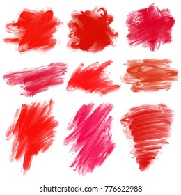 Vector watercolor brush background. Abstract acrylic art