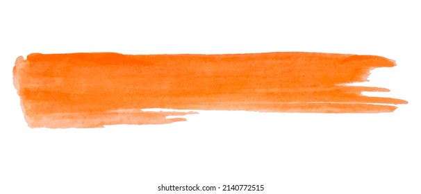 Vector watercolor brush. Paint texture. Brush strokes abstraction. Simple, modern style. Gouache paint. 