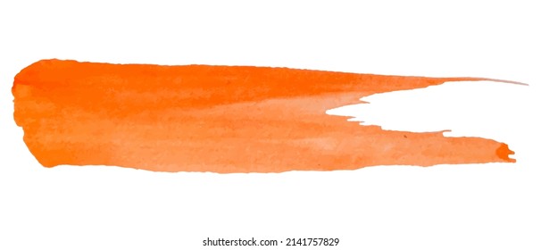 Vector watercolor brush. Paint texture. Brush strokes abstraction. Simple, modern style. Gouache paint. 