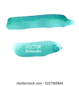 Vector Watercolor brush stroke.