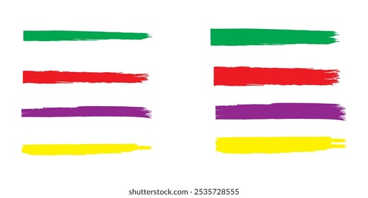 Vector watercolor brush strokes .eps 10