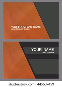 Vector watercolor business card pattern