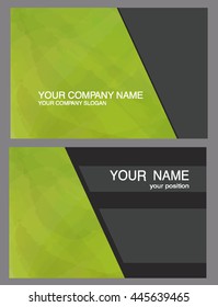 Vector watercolor business card pattern