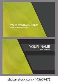 Vector watercolor business card pattern