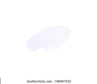 vector watercolor , colored of light royal lilac, isolated on white backdrop for text and design