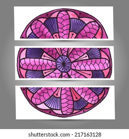 Vector watercolor colorful abstract background. EPS 10