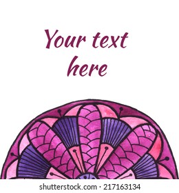 Vector watercolor colorful abstract background. EPS 10