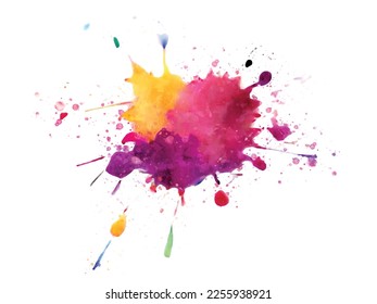 Vektorgrafik der Aquarellblüte