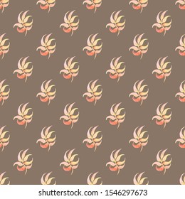 Vector watercolor floral pattern. Seamless vector texture. For fashion prints. 