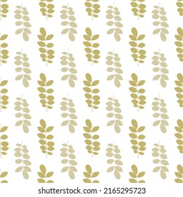 Vector Watercolor Foliage Seamless Tile Print. Green Beautiful Pillow Template. Decorative Design. Digital Art Ink Artwork. Olive Artistic Ornament. Botanical Textile Painting.