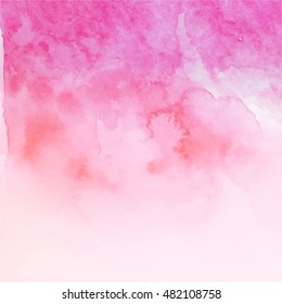 Vector. Watercolor gradient background texture. Watercolor texture for your design, logo, emblem, banner.