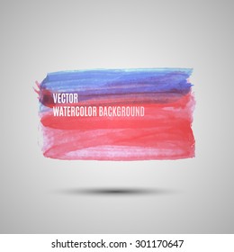 Vector watercolor grunge background with place for text.