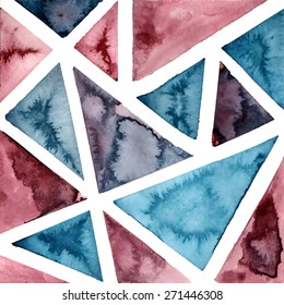 Vector Watercolor Hand Drawn  Background