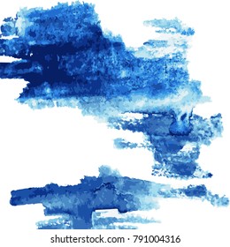 Vector watercolor. Hand drawn. Eps 10.Use as  background.