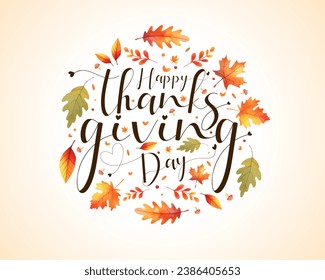  vector watercolor hand drawn thanksgiving background