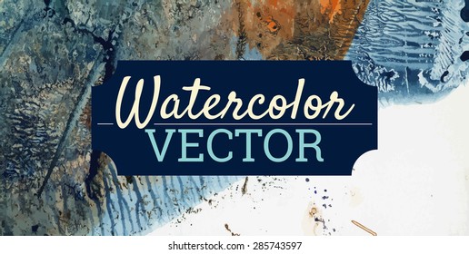 Vector watercolor imitation marble texture
