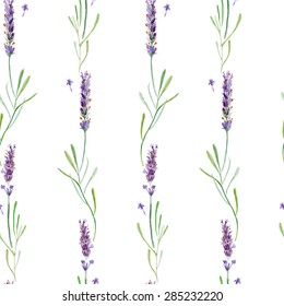 vector watercolor lavender. It can be used for wallpaper, fabric design, textile design, cover, wrapping paper, banner, card, background