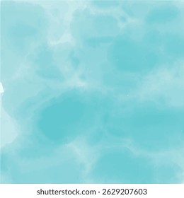 Textura azul claro de la acuarela del Vector con la carrera suave del cepillo. Un fondo abstracto azul claro suave y texturizado que se asemeja a suaves nubes o acuarelas. Ideal para proyectos que necesitan tranquilidad y calma