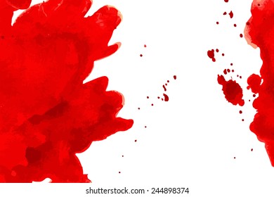 Vector watercolor paint abstract background 