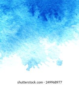 Vector Watercolor Paint Abstract Background