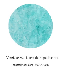 Vector Watercolor Pattern. Blue watercolor stain handmade. For your design, postcards, decorations, covers.