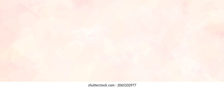 Vector watercolor pink texture for cards. Hand drawn vector texture. Pastel color watercolour banner. Splashes. Template for design.	