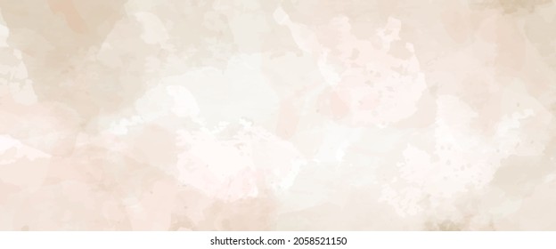 Vector watercolor pink texture. Hand drawn pastel color abstract vector illustration for background, cover, interior decor and other users. Template for design. Empty blank.