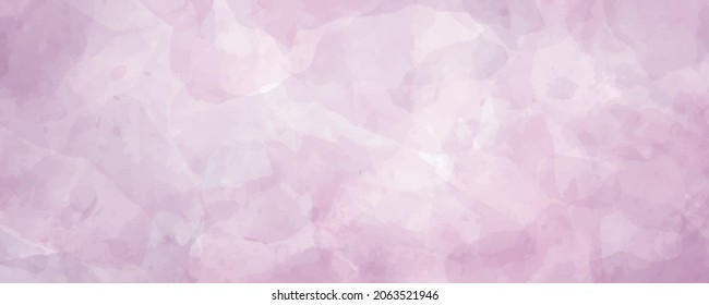 Vector watercolor purple and pink texture for cards. Hand drawn vector texture. Pastel color watercolour banner. Splashes. Template for design.