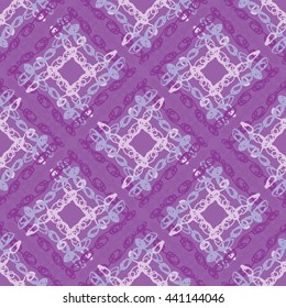 Vector watercolor seamless check pattern. Allover pattern with ink grunge grid. Hand drawn seamless pattern. Background with ethnic tartan.