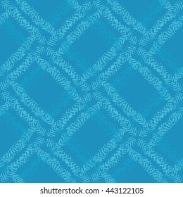Vector watercolor seamless check pattern. Allover pattern with ink grunge grid. Hand drawn seamless pattern. Background with ethnic tartan.