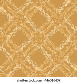 Vector watercolor seamless check pattern. Allover pattern with ink grunge grid. Hand drawn seamless pattern. Background with ethnic tartan.