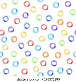 Vector watercolor seamless pattern